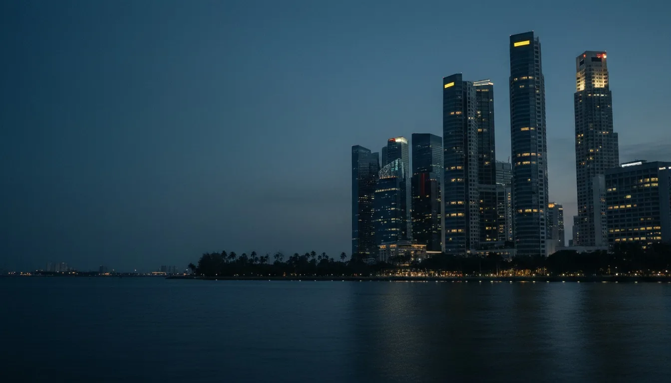 The Labuan financial district